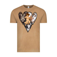 Vintage Camel Country Cupid Valentine Cowhide Heart Vintage Tee - Bettercallsaul