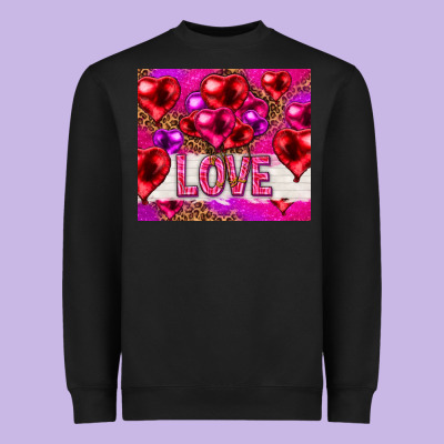 Love Heart Shaped Balloons Tumbler Hjf Heavyweight Sweatshirt Designed By Howdyjamesfarm