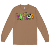Toasted Coconut Personalized Halloween Long Sleeve Tee - NancyCooperArtShop