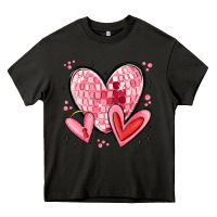 Asphalt valentines hearts Heavy Core Tee - MaliasSmallBusiness