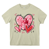 Mossy valentines hearts Heavy Core Tee - MaliasSmallBusiness