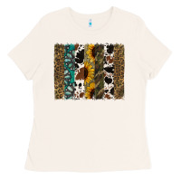 Bone Western Brushstroke Ladies Tee - Jasminsmagicworld