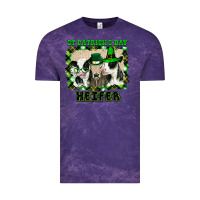 Cloud Purple St Patricks Day Heifer Vintage Tee - Bettercallsaul