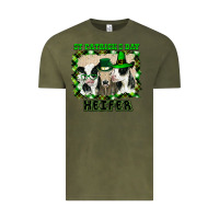 Vintage Olive St Patricks Day Heifer Vintage Tee - Bettercallsaul