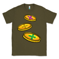 Army Green louisiana coins Classic Tee - BarkalooDesign