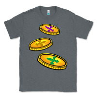 Charcoal Heather louisiana coins Classic Tee - BarkalooDesign