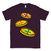 Plum louisiana coins Classic Tee - BarkalooDesign