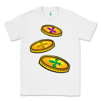 White louisiana coins Classic Tee - BarkalooDesign