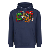 Navy christmas cetified surgical technologist Heavyweight Hoodie - LillyAllenDesigns