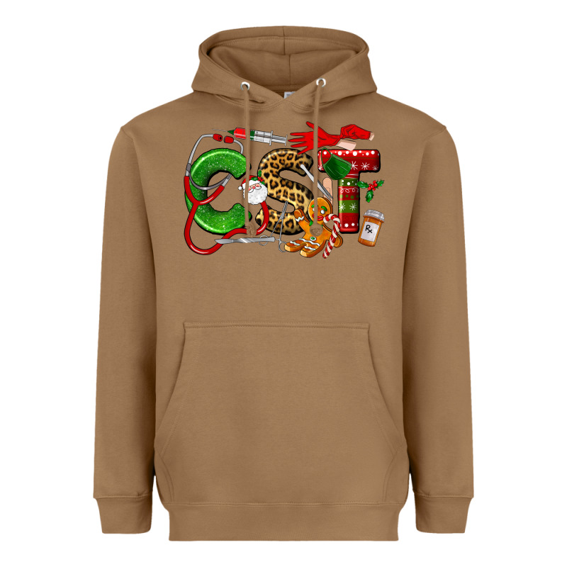 Christmas Cetified Surgical Technologist Heavyweight Hoodie by LillyAllenDesigns | Teevron