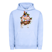 Pigment Grape Ice stacked christmas farm animals Urban Hoodie - Artiststas