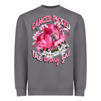Storm cancer picked the wrong girl Heavyweight Sweatshirt - CowGirlArtShop