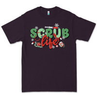 Plum scrub life Premium Tee - MaliasSmallBusiness