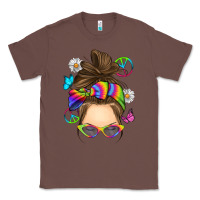 Chestnut messy bun tie dye Classic Tee - RanaPortraitStore