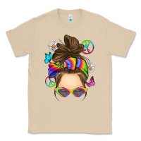 Mushroom messy bun tie dye Classic Tee - RanaPortraitStore