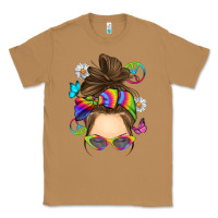 Toasted Coconut messy bun tie dye Classic Tee - RanaPortraitStore