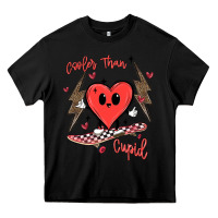 Black cooler than cupid Heavy Core Tee - MaliasSmallBusiness