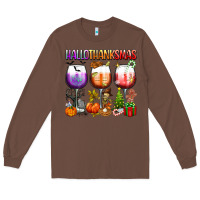 Chestnut hallothanksmas Long Sleeve Tee - texasbilliewilder