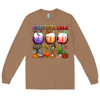 Toasted Coconut hallothanksmas Long Sleeve Tee - texasbilliewilder