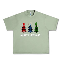 Oil Green Merry Christmas Urban Heavy Tee - Bettercallsaul