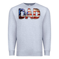 American Flag Dad 4th Of July Premium Sweatshirt | Teevron