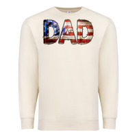 Sandshell American Flag Dad 4th of July Premium Sweatshirt - LillyAllenDesigns