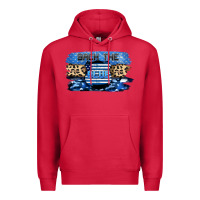 Cardinal Back the blue Premium Hoodie - FaDigitalArtStudio