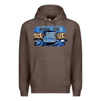 Coffee Back the blue Premium Hoodie - FaDigitalArtStudio