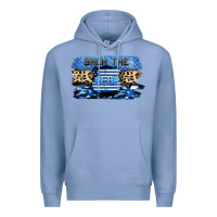 Colony Blue Back the blue Premium Hoodie - FaDigitalArtStudio