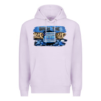Lilac Back the blue Premium Hoodie - FaDigitalArtStudio
