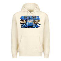 Sandshell Back the blue Premium Hoodie - FaDigitalArtStudio