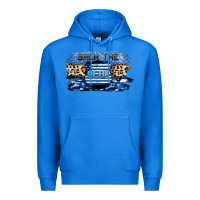 True Royal Back the blue Premium Hoodie - FaDigitalArtStudio