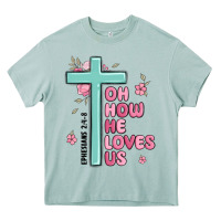 Arona oh how he loves us ephesians 2 4 8 Heavy Core Tee - MaliasSmallBusiness