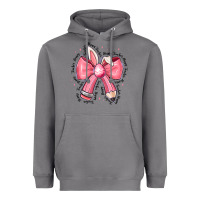 Storm easter bunny pencil bow Heavyweight Hoodie - CowhideDigitalArt