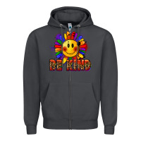 Smoke Be kind pride Zipper Hoodie - FaDigitalArtStudio