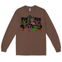 Chestnut Momster with witch Long Sleeve Tee - NancyCooperArtShop