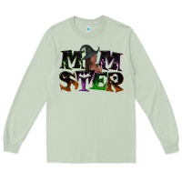 Matcha Momster with witch Long Sleeve Tee - NancyCooperArtShop
