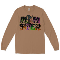 Toasted Coconut Momster with witch Long Sleeve Tee - NancyCooperArtShop