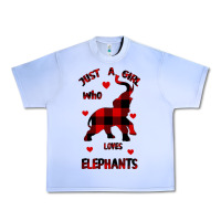 Grape Ice Just a girl who loves Elephants - Elephant Urban Heavy Tee - Bettercallsaul