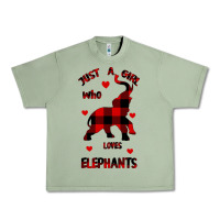Oil Green Just a girl who loves Elephants - Elephant Urban Heavy Tee - Bettercallsaul