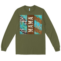 Army Green western mama Long Sleeve Tee - Jasminsmagicworld