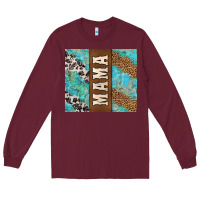 Burgundy western mama Long Sleeve Tee - Jasminsmagicworld