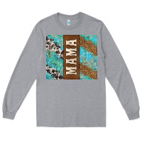 Heather Grey western mama Long Sleeve Tee - Jasminsmagicworld