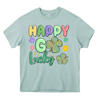 Arona happy go lucky Heavy Core Tee - MaliasSmallBusiness