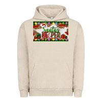 Pigment French Oak Christmas Santa's Helper Urban Hoodie - Artiststas