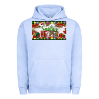 Pigment Grape Ice Christmas Santa's Helper Urban Hoodie - Artiststas