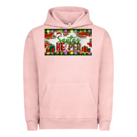 Pigment Salmon Christmas Santa's Helper Urban Hoodie - Artiststas