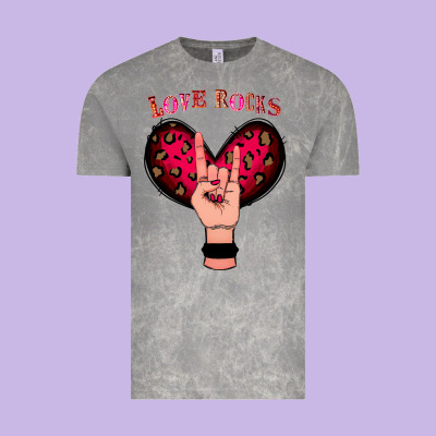 Love Rocks Vintage Tee Designed By Bettercallsaul