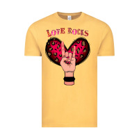 Vintage Mustard Love Rocks Vintage Tee - Bettercallsaul