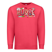 Cardinal Nurse Valentine Premium Sweatshirt - CowhideDigitalArt